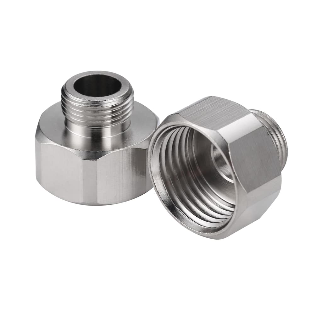 WOWOW 1/2 in. to 3/8 in. copper Water Hose Adapter