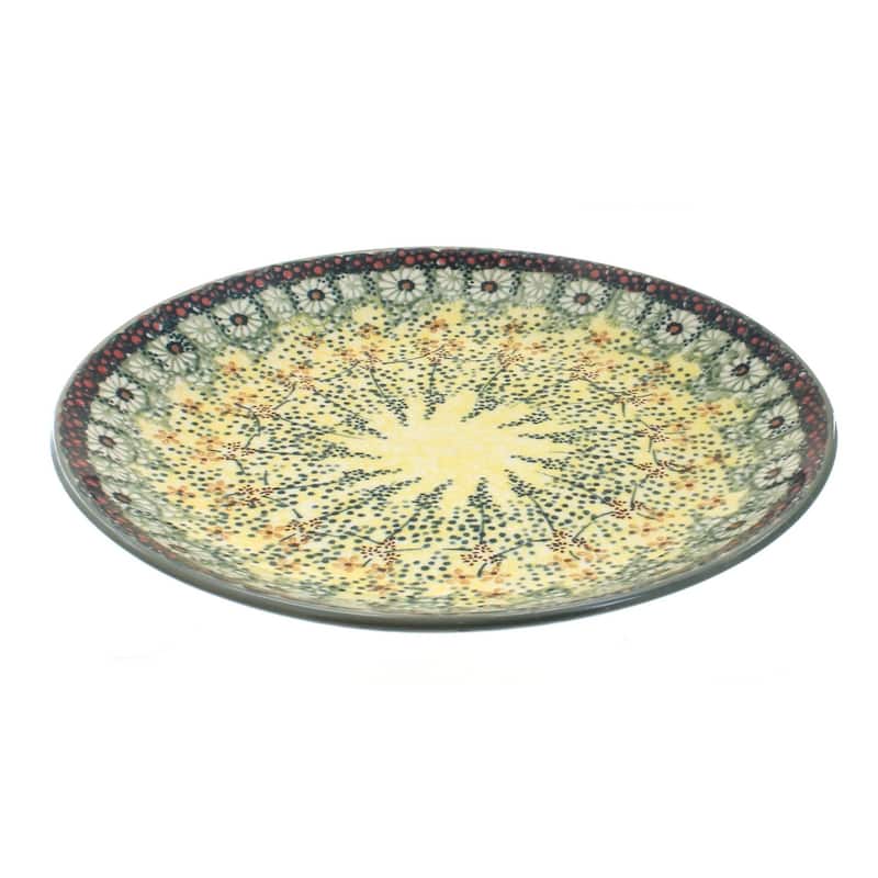 Blue Rose Polish Pottery Manufaktura Dinner Plate - Sunshine Grotto
