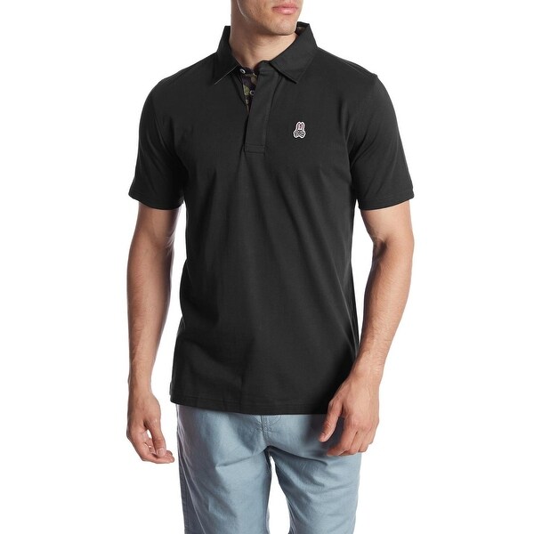 psycho bunny black polo