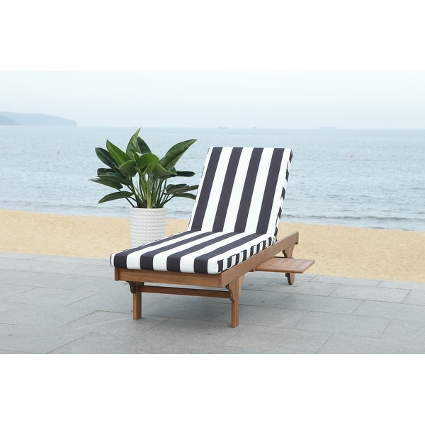 Black and white striped lounge chair store