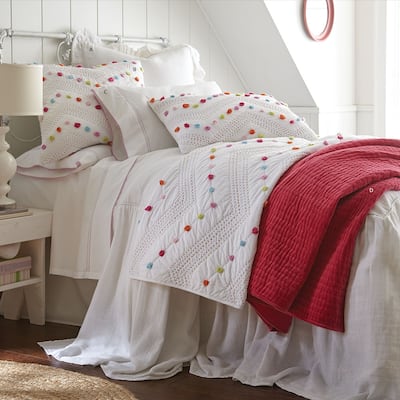 Medeleen Multicolor Cotton Quilt or Pillow Sham