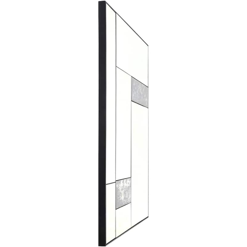 Galey Alix x Livabliss Celina Modern Accent Mirror - 36"H x 36"W x 1"D