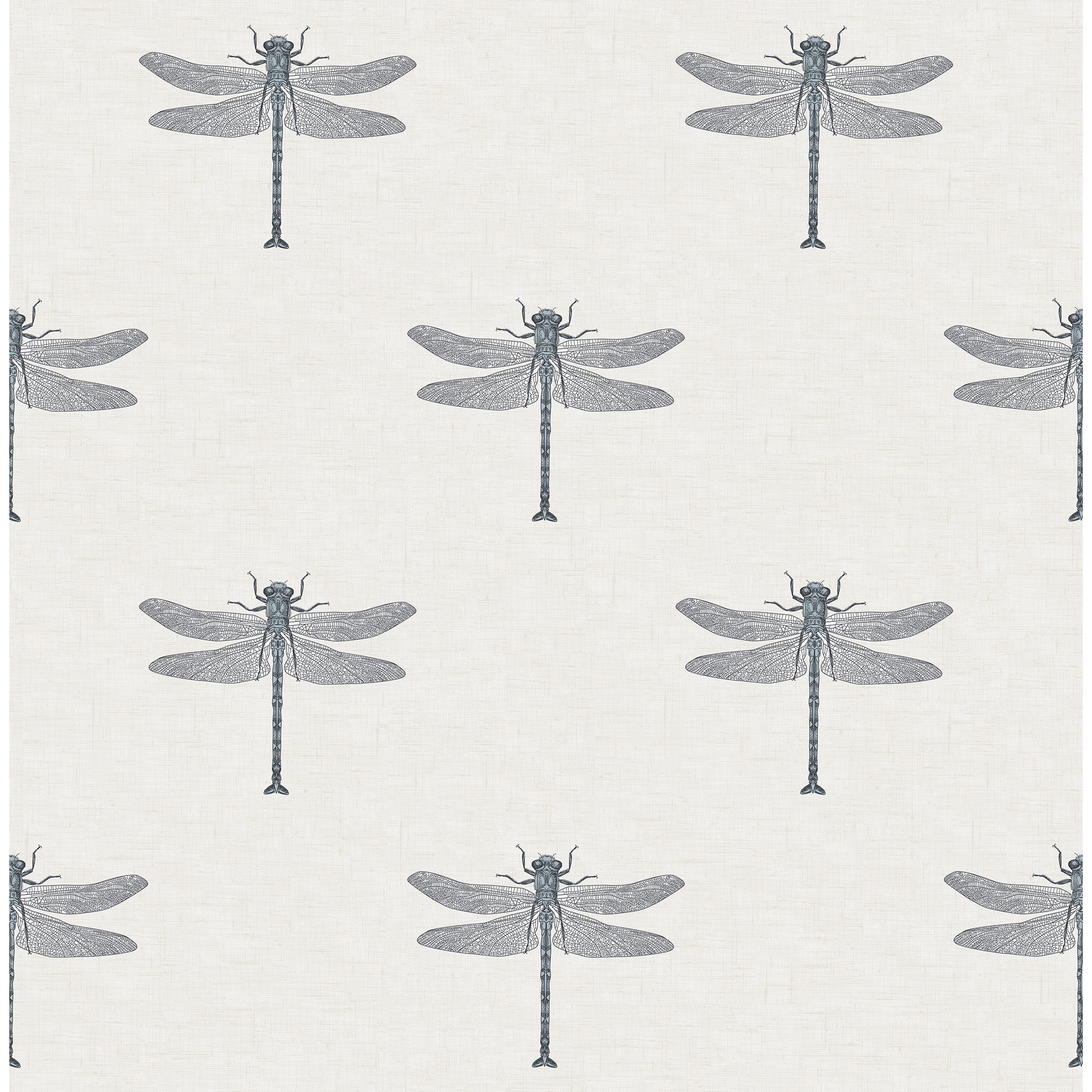 Seabrook Designs Catalina Dragonfly Unpasted Wallpaper