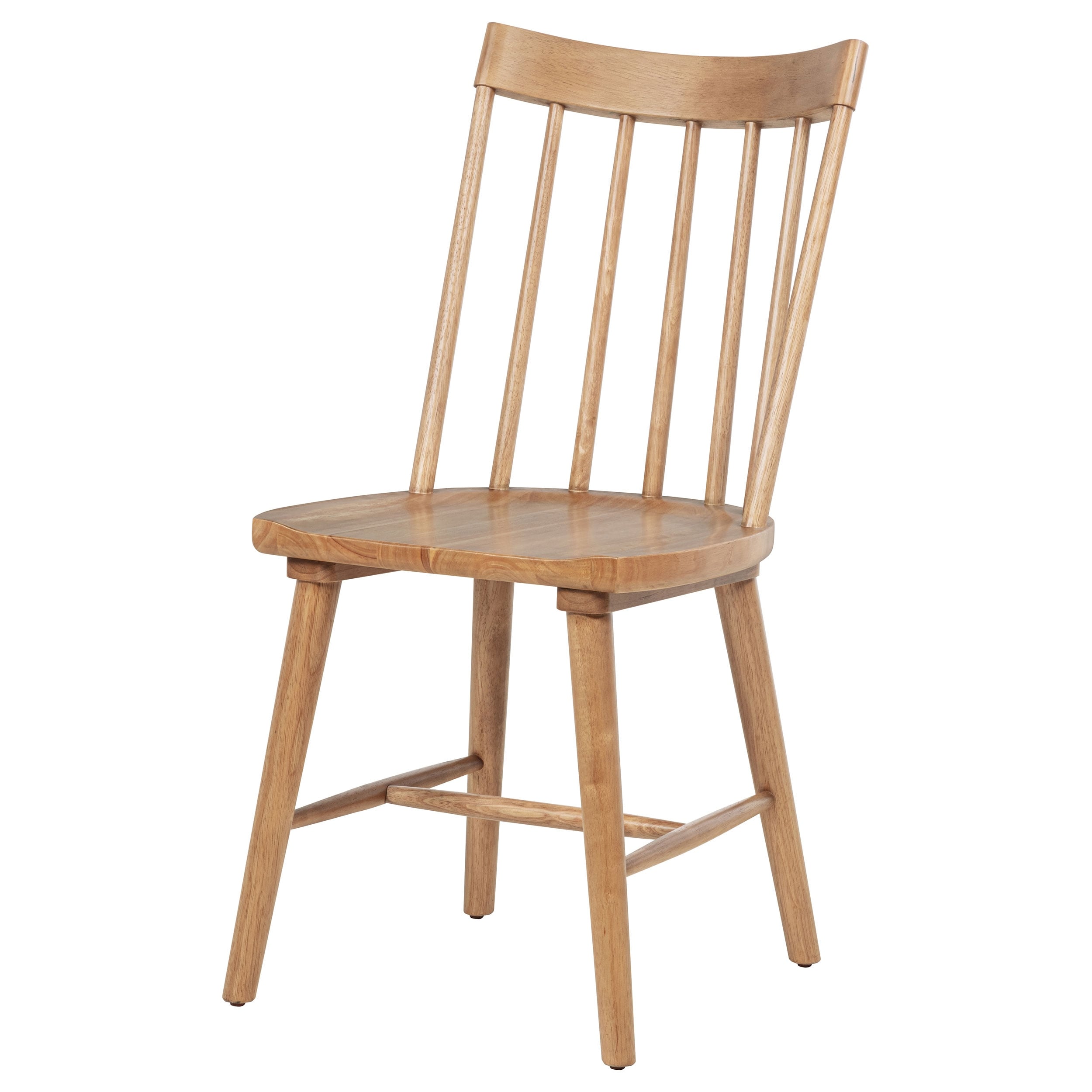 Carlos Brown Solid Wood Dining Side Chair(Only Dining Chairs)