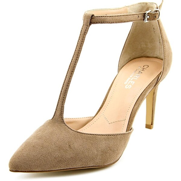 Charles By Charles David Lodge Women Pointed Toe Synthetic Tan Heels