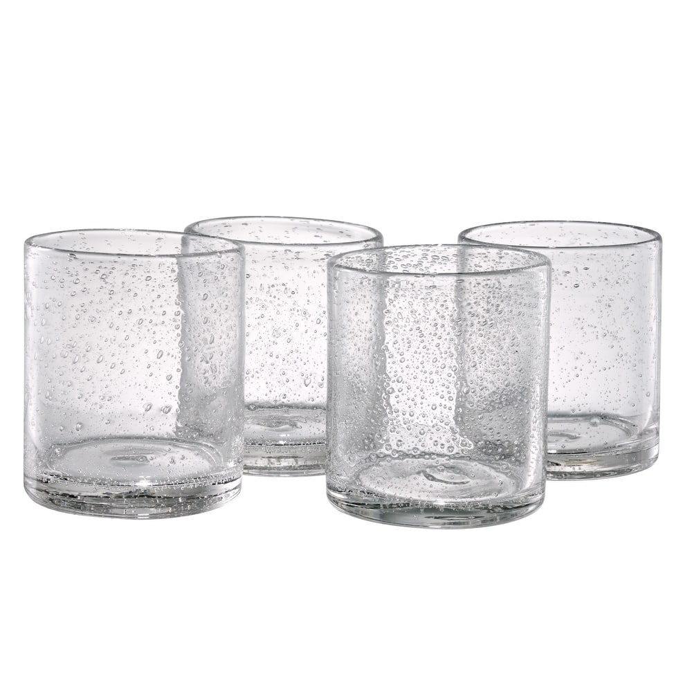 Artland Set of 4 Iris Double Old Fashioned Glass 14 oz - 14 oz