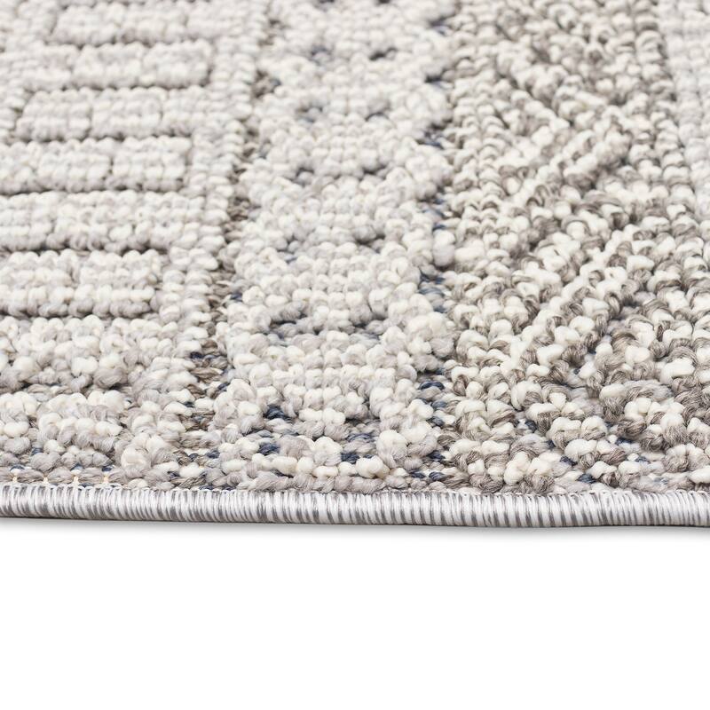 Liora Manne Dunes Geo Stripe Indoor/Outdoor Rug