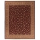 preview thumbnail 2 of 15, SAFAVIEH Couture Hand-knotted Tabriz Floral Simin Traditional Oriental Wool Rug with Fringe 12' x 15' - Burgundy/Camel - Rectangle