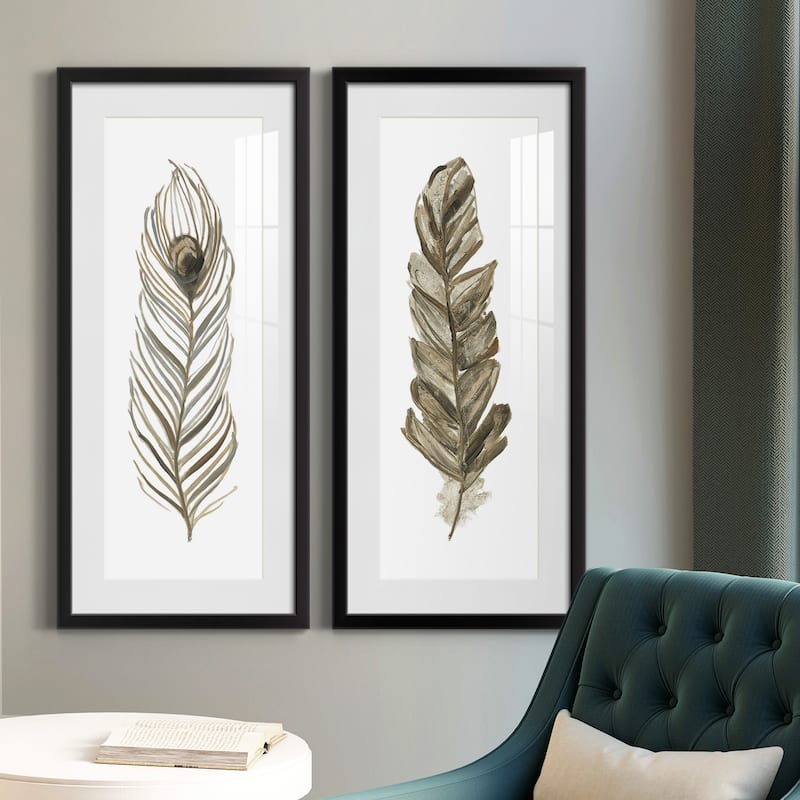 Soft Feather II-Premium Gallery Framed Print - Ready to Hang