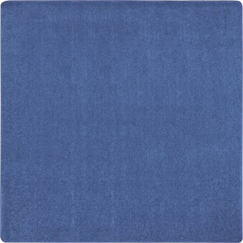 Just Kidding Oval Educational Polyester Area Rug