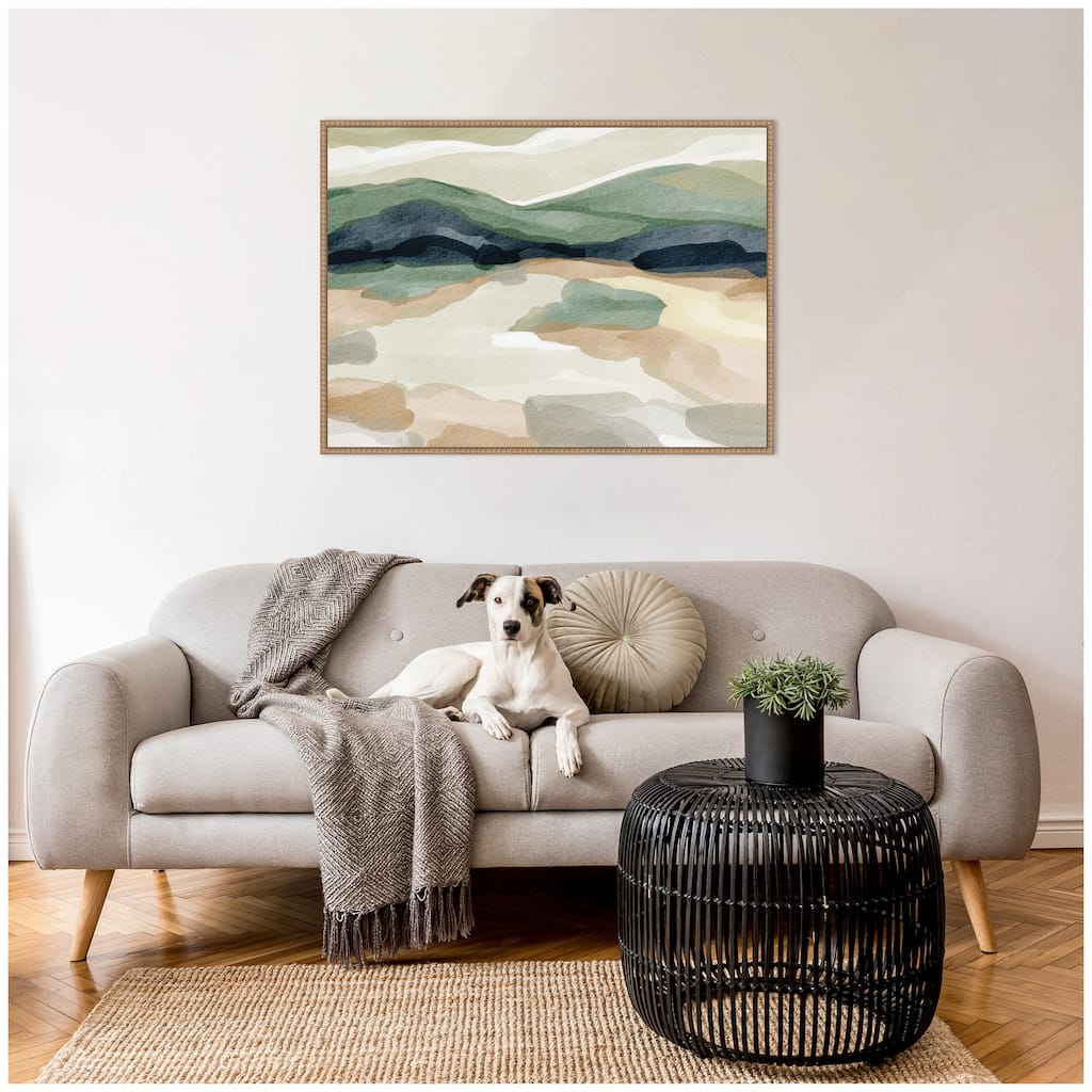 Kate and Laurel Beauty After Rain by Nikita Jariwala Framed Canvas Wall Art Print