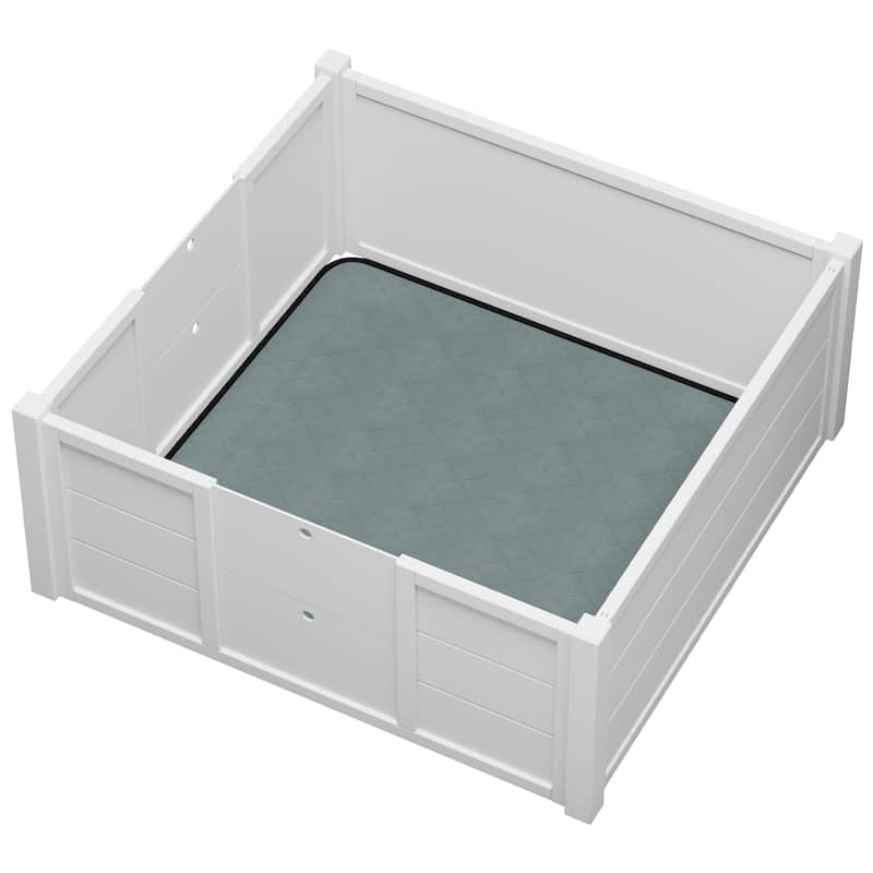 Moasis Plastic Pet Kennel Delivery Room w/ Door - 1 Room