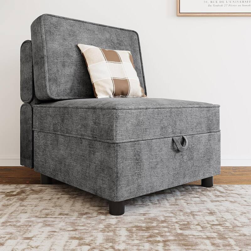 Loveseat Sofa with Storage Seat