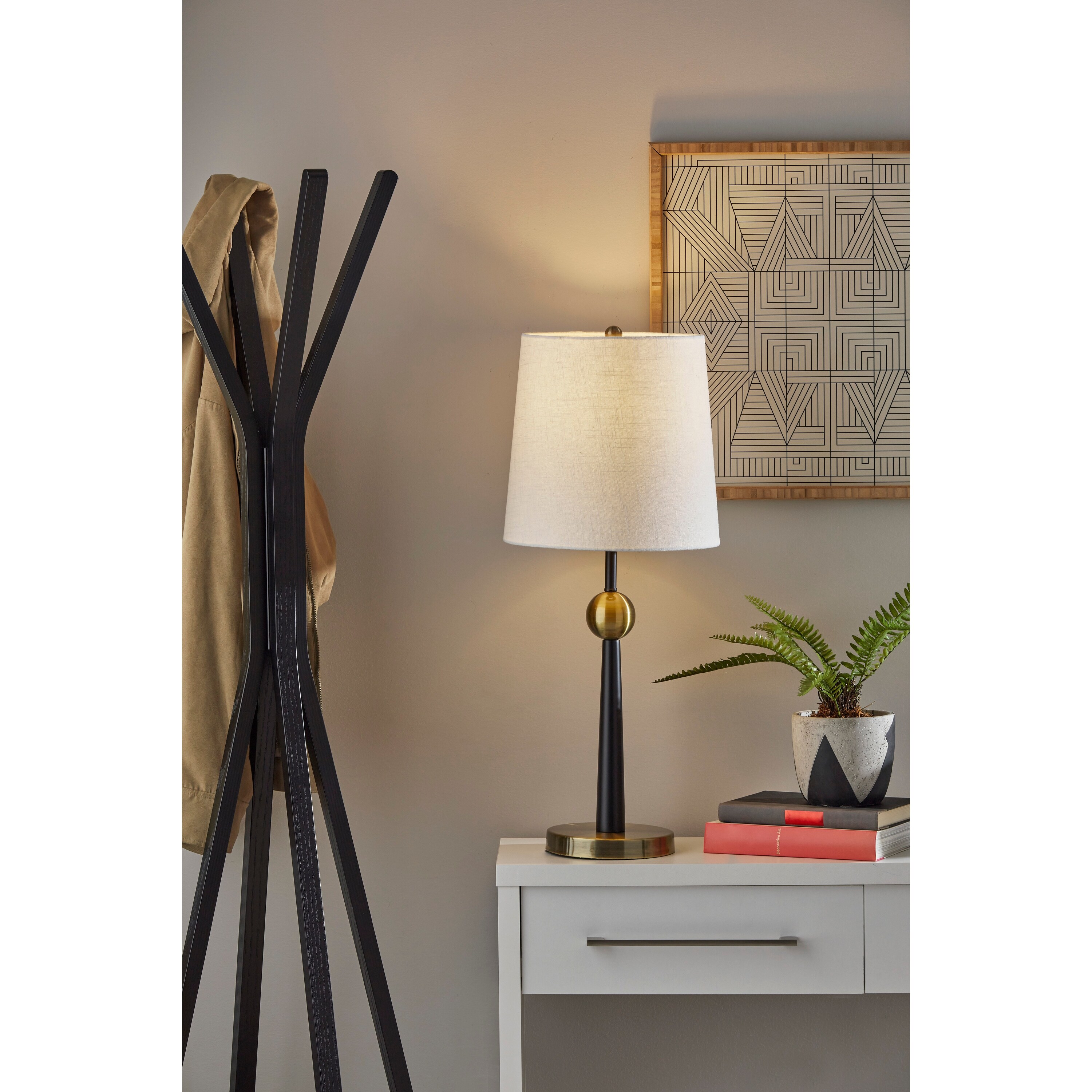 Adesso Black Francis Table Lamp Bed Bath Beyond 32468060