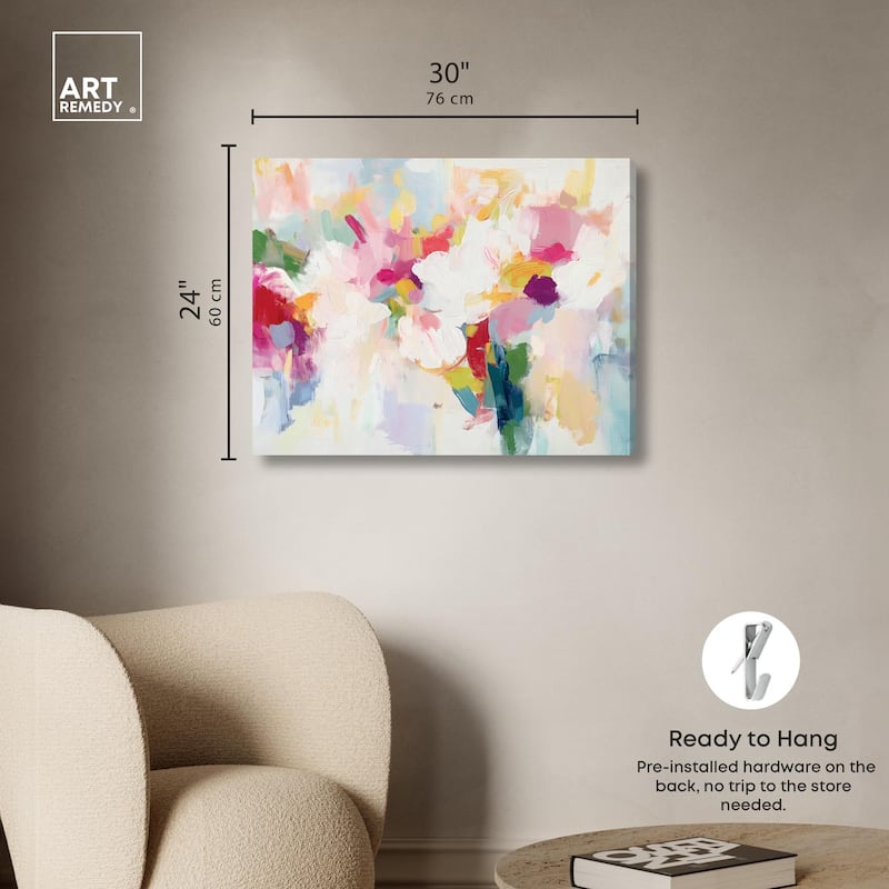 Saturated Colors I Canvas by Art Remedy, Gallery Wrapped