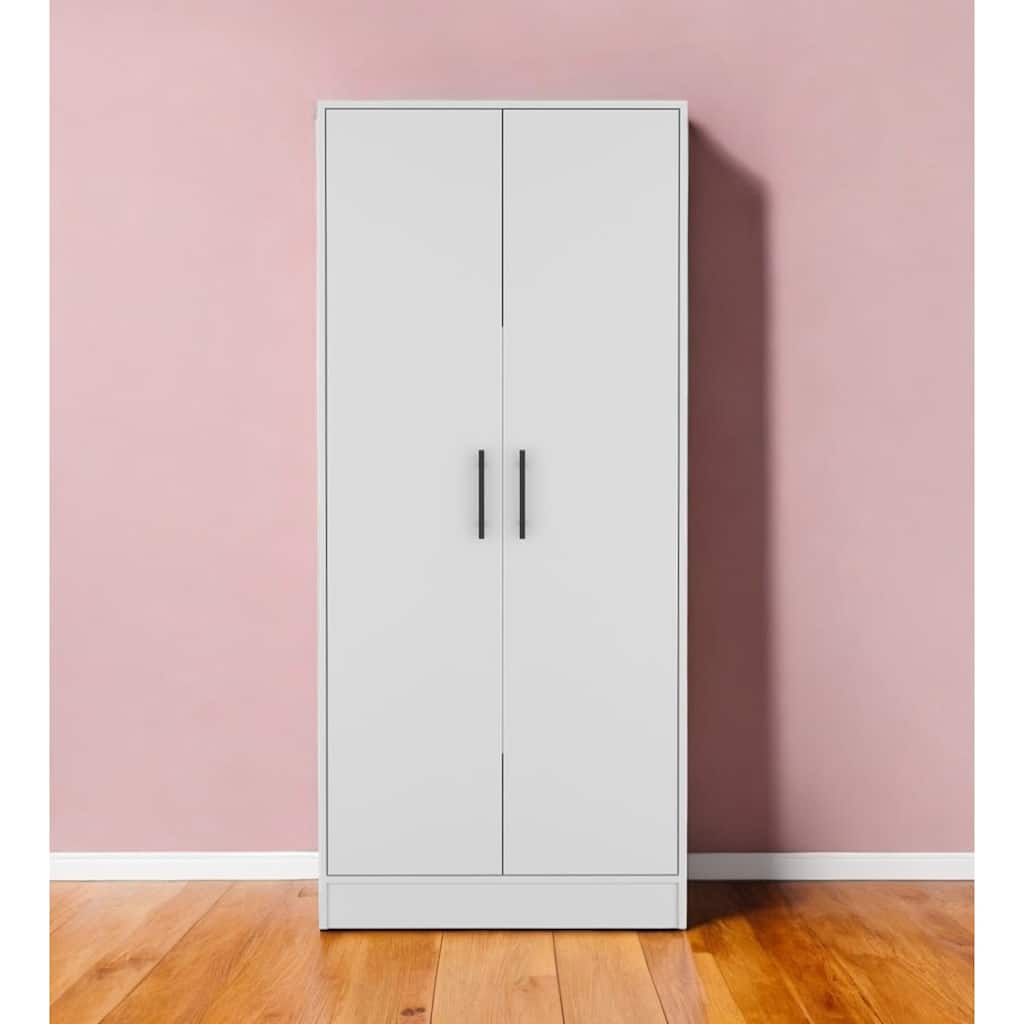 HomeRoots Two Piece White Bedroom Set