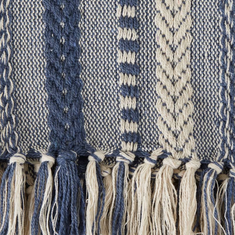 DII Braided Stripe Decorative Throw