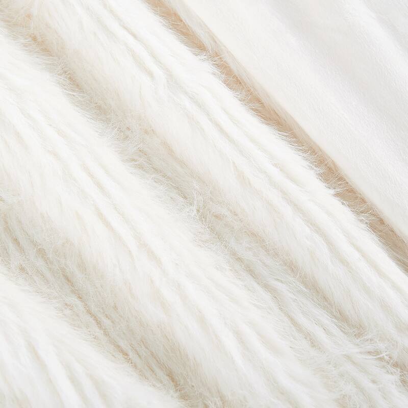 Home Soft Things Cozy Soft Plush Textured FauxFur Throw Blanket