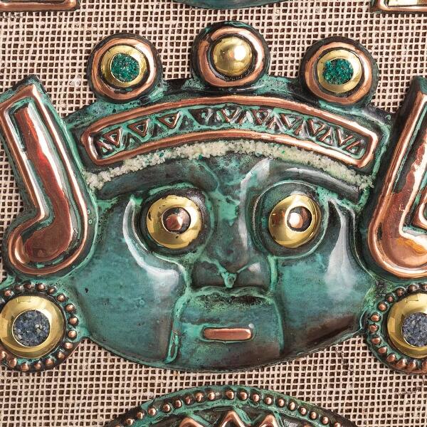 Novica Handmade Pre-Inca Warriors Copper And Bronze Wall Art - Bed Bath ...