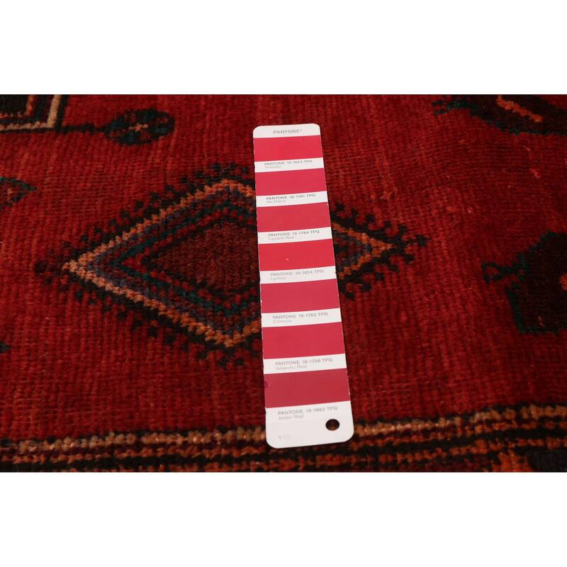 ECARPETGALLERY Hand-knotted Konya Anatolian Red Wool Rug - 5'0 x 14'3