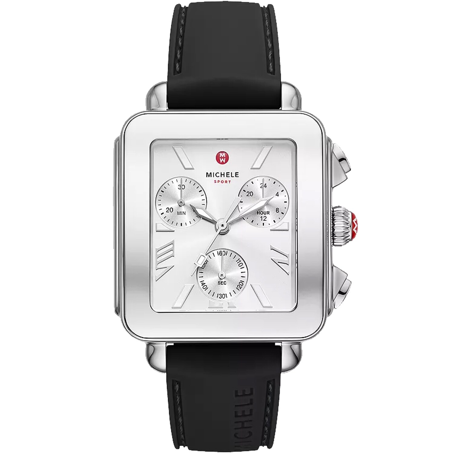Michele Silver Women\'s Watch with White Dial MICHELE Releve Womens Two-Tone Chronograph Watch Silver Rose  main image 2