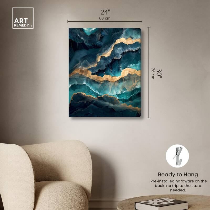 Power Edge I Canvas by Art Remedy, Gallery Wrapped