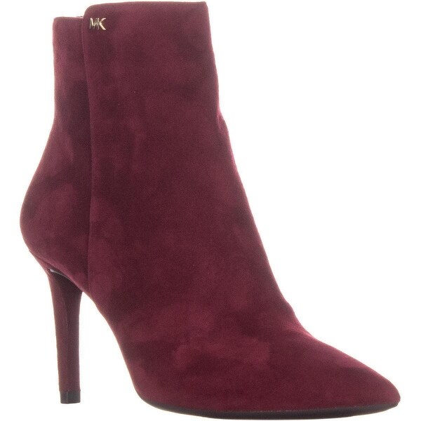 maroon bootie