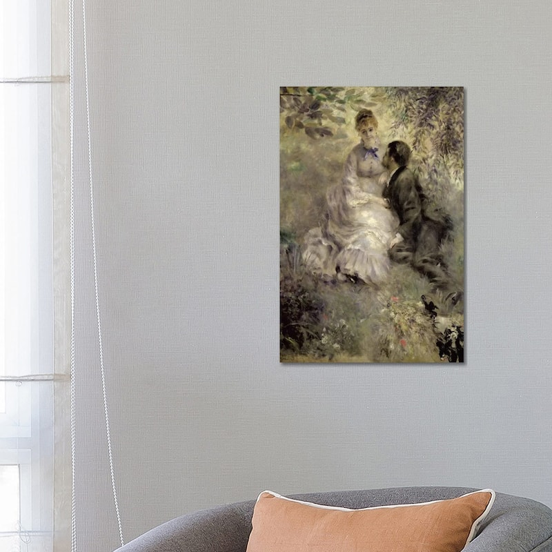 iCanvas "The Lovers, c.1875 " by Pierre-Auguste Renoir Canvas Print - 26x18x1.5