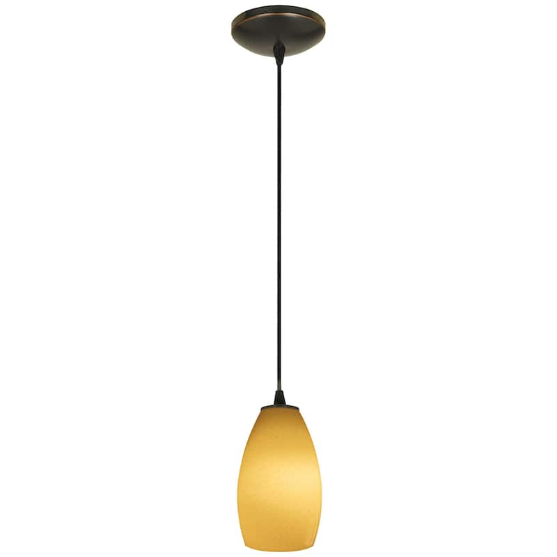 Access Lighting Champagne 1 Light LED Pendant - 5" Wide with Maya