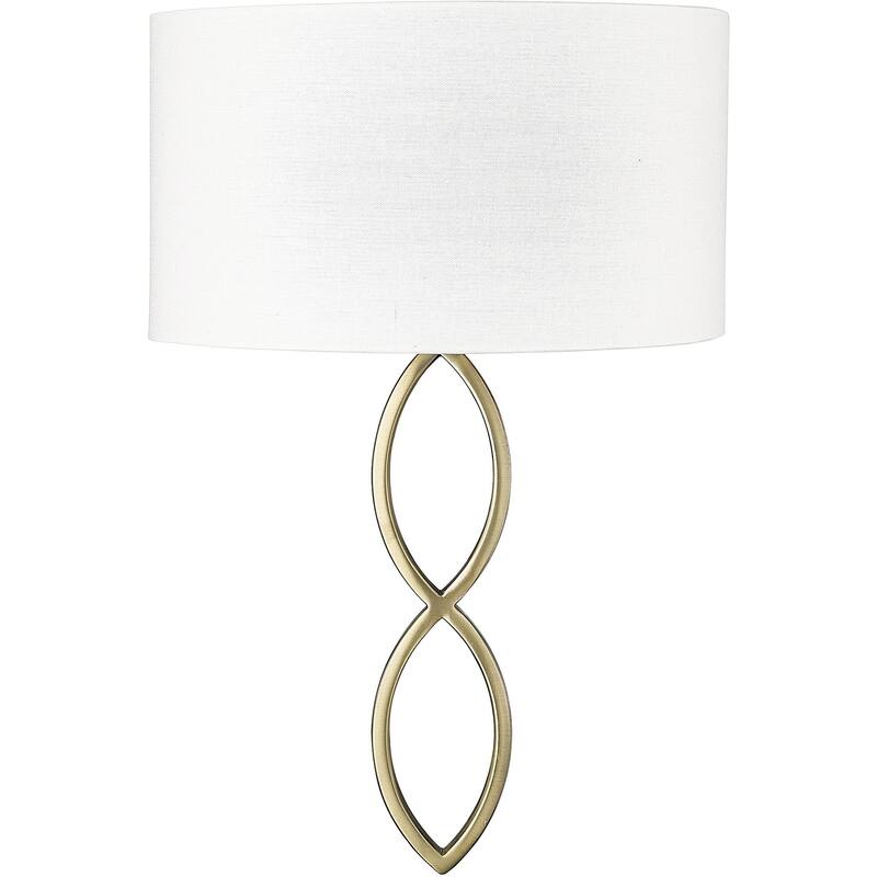 Millennium Lighting 13101 Rylee 19" Tall Wall Sconce with Linen Shade