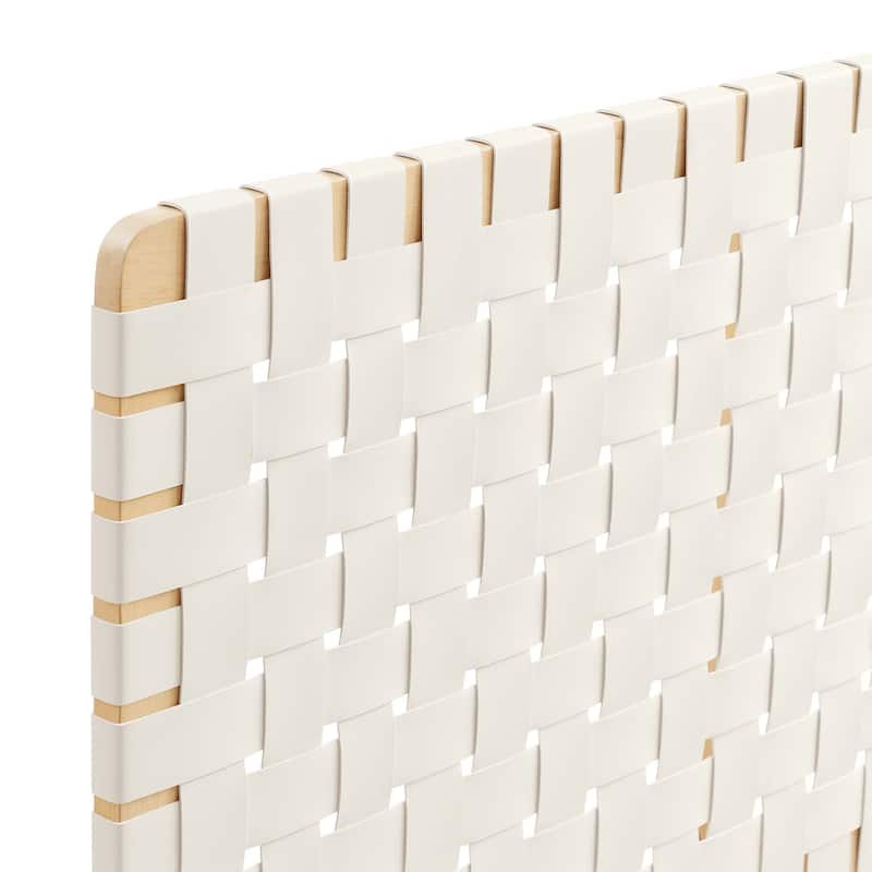 Sparta Twin/Full/Queen/King Vegan Leather Weave Headboard