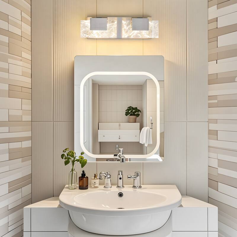 Modern Bathroom Vanity Light LED Dimmable Wall Sconce with UL Certified - 16 inches and above