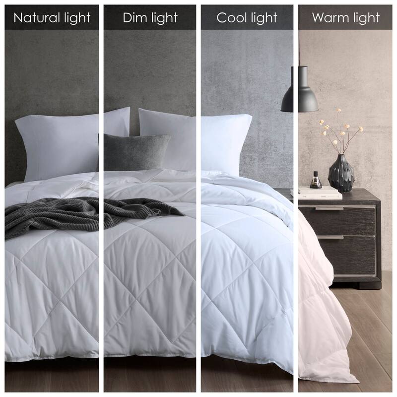 Sharper Image Cooling Touch Oversized Down Alternative Comforter