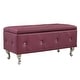 preview thumbnail 39 of 53, Upholstered Tufted Storage Bench