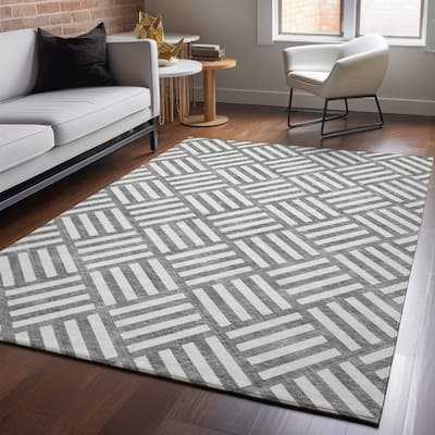 Premium Washable Super Soft Contemporary Mosaic Mayfield Rug