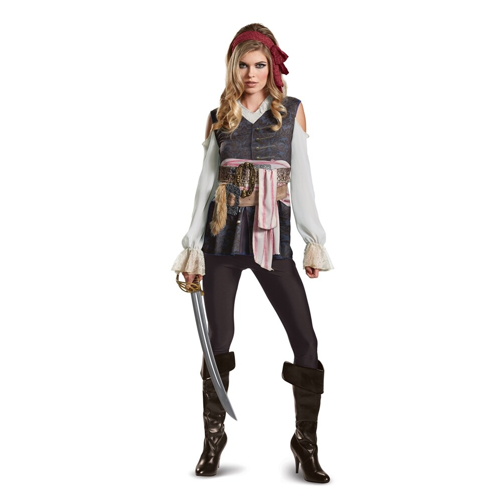 Shop Womens Captain Jack Sparrow Classic Pirate Costume