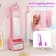 preview thumbnail 8 of 16, Costway Kids Vanity Set Princess Makeup Dressing Table & Chair Set - See Details