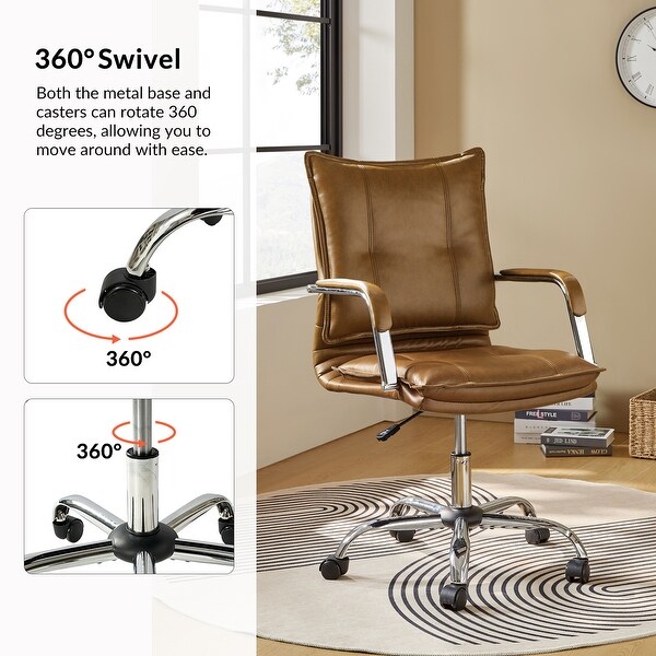 椅子 rinarina Thomasville Furniture Josephine Ergonomic Bonded Leather