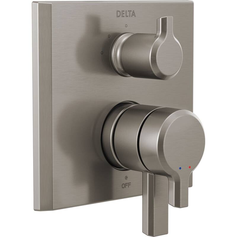 Delta Pivotal Pressure Balanced Valve Trim with Integrated Volume - Lumicoat Stainless