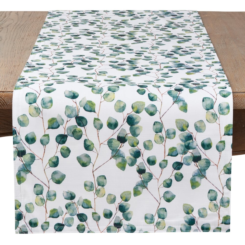 Eucalyptus Leaf Long Table Runner