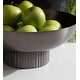 preview thumbnail 7 of 30, Kate and Laurel Rooks Ribbed Metal Bowl