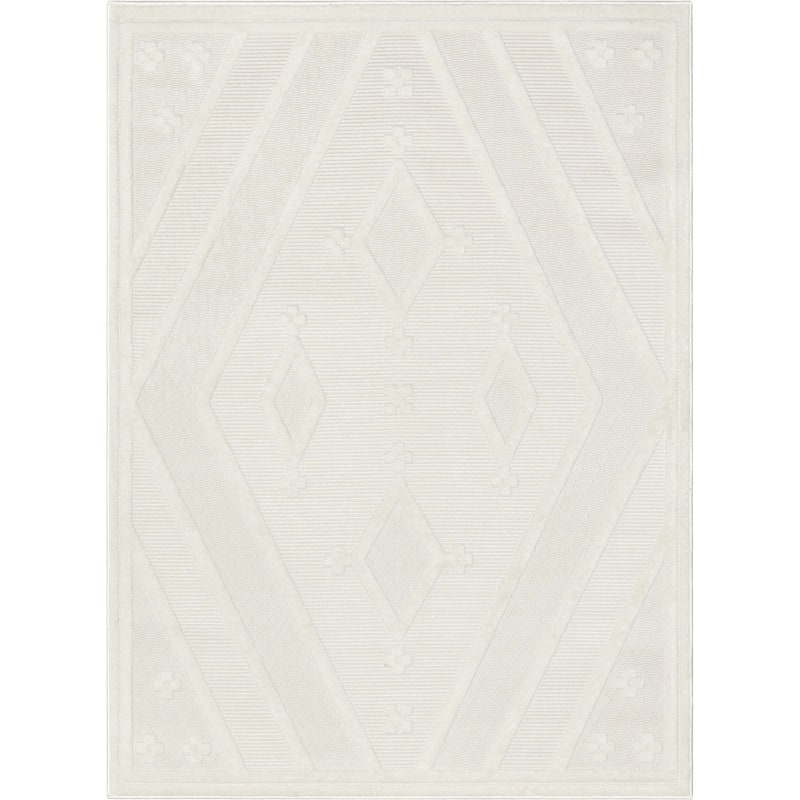 Well Woven Sila Mali Moroccan Tribal Indoor Outdoor Area Rug - 7'10" x 10'6" - Ivory