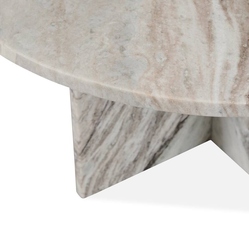 Classic Home Reilly Marble Coffee Table