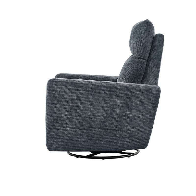 Olmas 33.5"W Power Swivel Glider Recliner with USB Charger Set Of 2