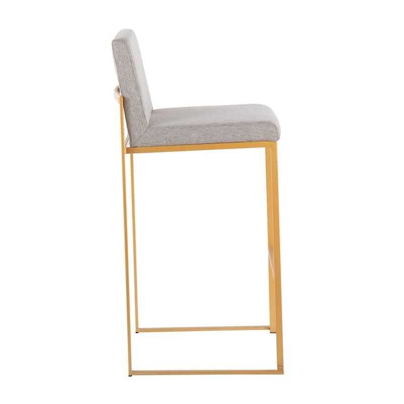 Silver Orchid Forrest High Back Bar Stool - Set of 2