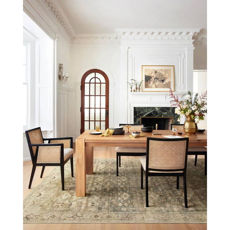 Alexander Home Sara Distressed Perisan Ultra Plush Area Rug - 2' x 5' - Runner/Rectangle