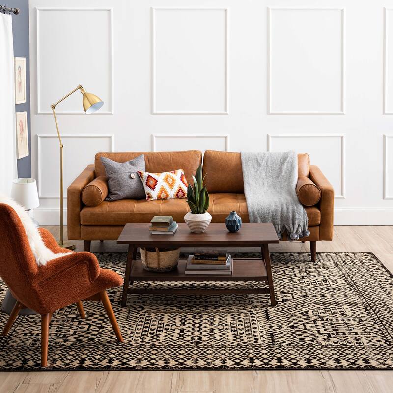 Mohawk Home Tiften Tribal Medallion Area Rug - 6' x 9' - Grey - Runner/Rectangle