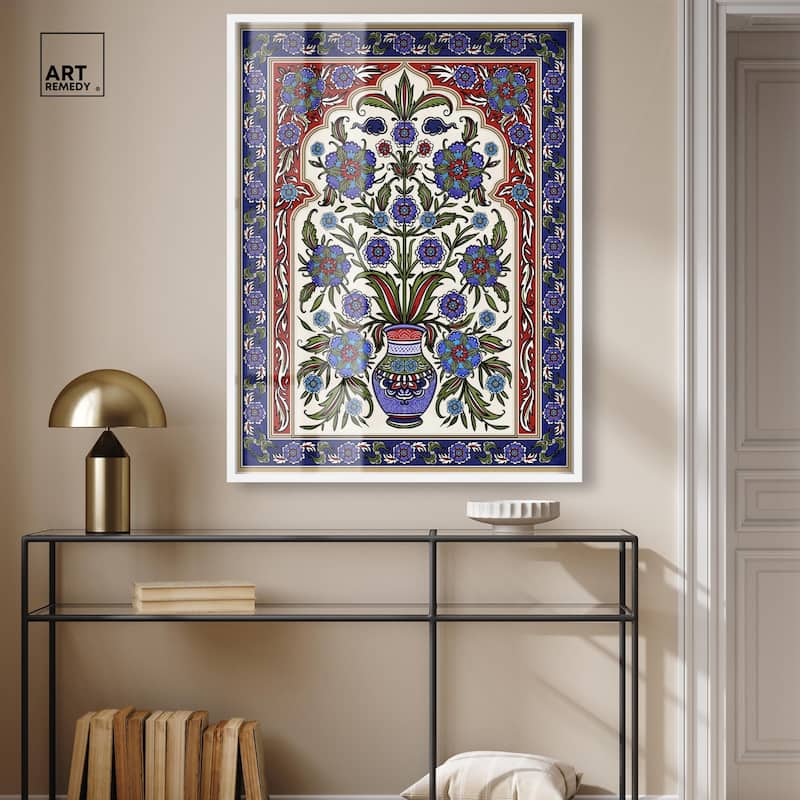 Royal Vase Bloom Shadowbox by Art Remedy