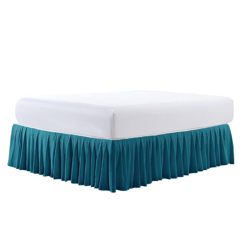 Serenta Pleated Bedskirt 18" Drop - 32 Color Options