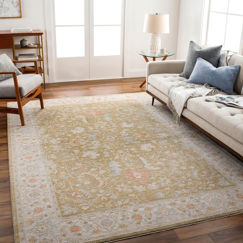 Livabliss Avant Garde Traditional Medallion Area Rug - 10' x 13'11" - Olive